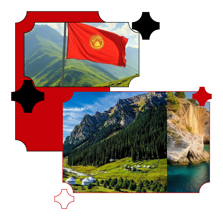 Study in Kyrgyzstan - Mountains and City